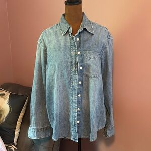 GAP Light Blue Denim Shirt